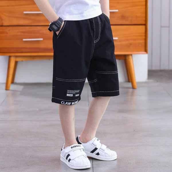 Къси летни панталони с ластична талия и джобове