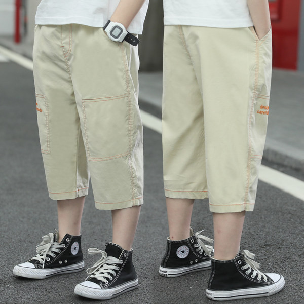 Летни панталони за момчета с 7/8 дължина