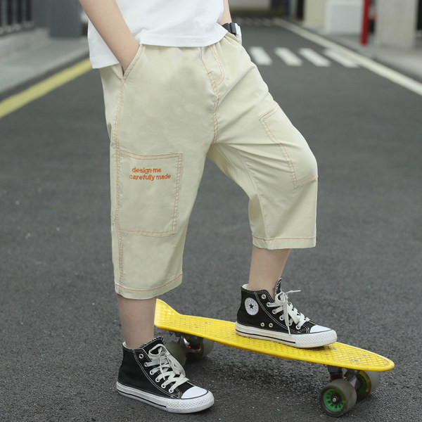 Летни панталони за момчета с 7/8 дължина