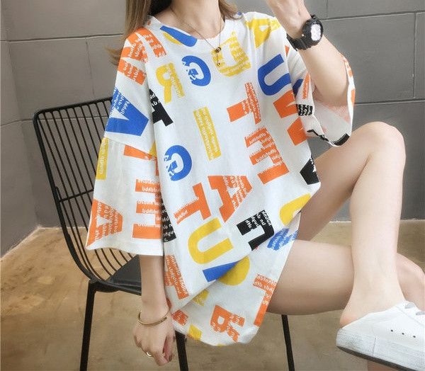 Актуална дамска блуза за бременни жени с къс ръкав