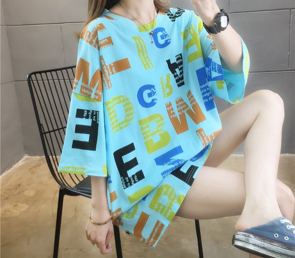 Актуална дамска блуза за бременни жени с къс ръкав