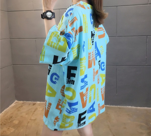 Актуална дамска блуза за бременни жени с къс ръкав