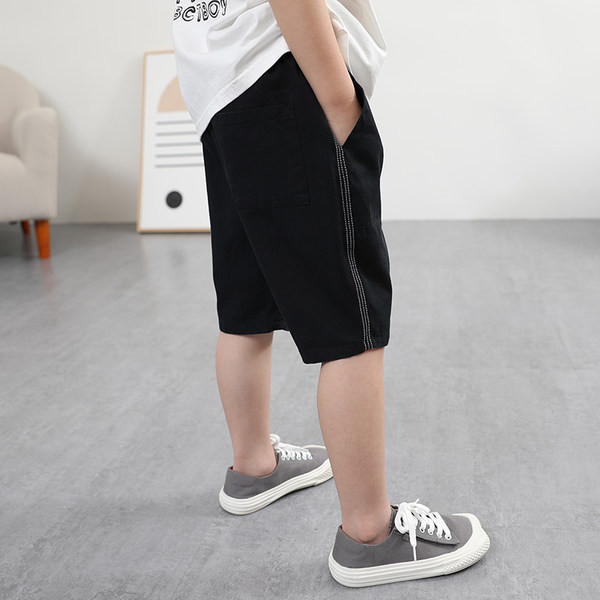 Детски 3/4 панталони с джобове за момчета