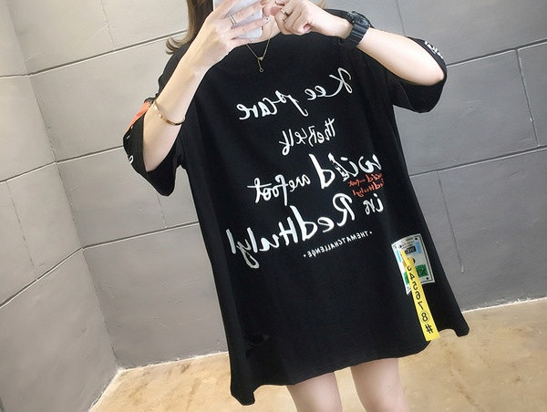 Дамска модерна блуза за бременни жени с надпис