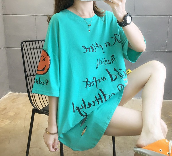 Дамска модерна блуза за бременни жени с надпис