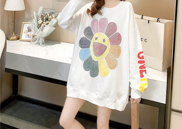 Дамска блуза с апликация и дълъг ръкав за бременни жени