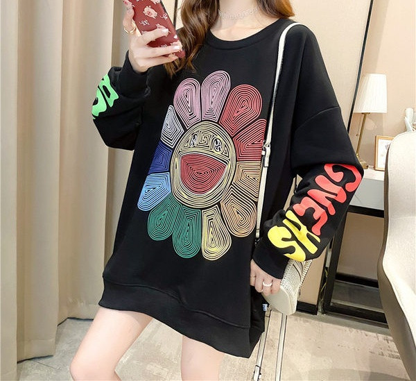 Дамска блуза с апликация и дълъг ръкав за бременни жени