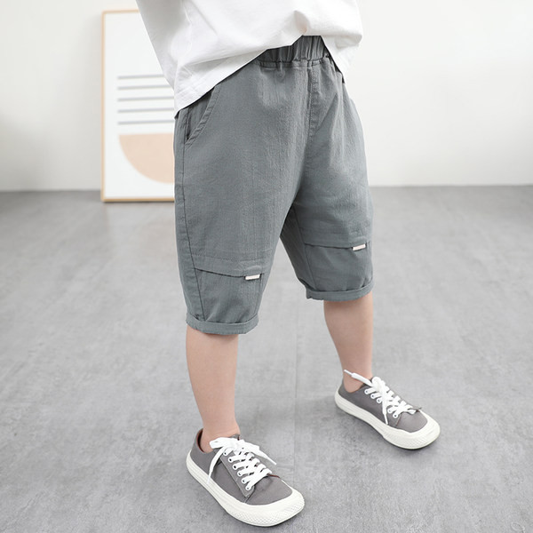 Детски къси панталони с ластична талия - за момчета 