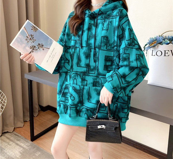 Kasdieniai moteriški megztiniai su gobtuvu nėščiosioms