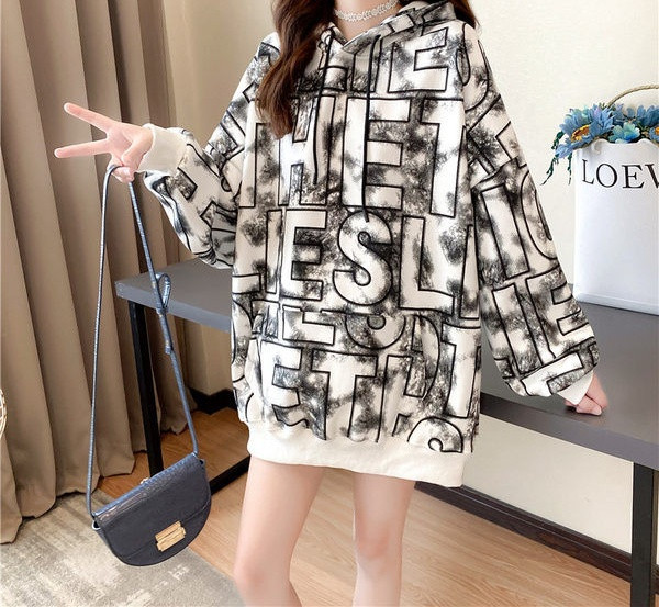 Kasdieniai moteriški megztiniai su gobtuvu nėščiosioms