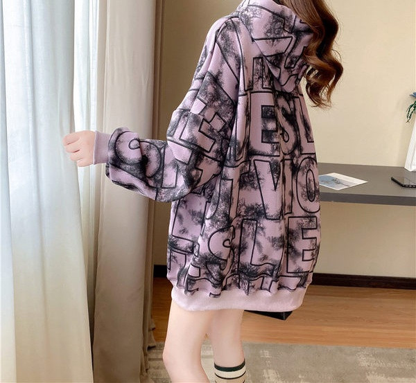 Kasdieniai moteriški megztiniai su gobtuvu nėščiosioms