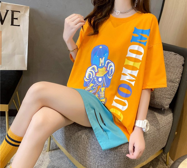 Moteriška moderni ilga palaidinė su užrašu nėščiosioms