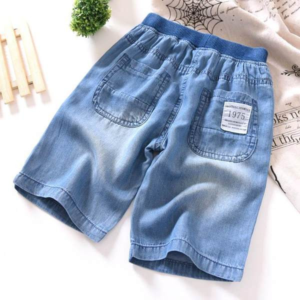 Детски 3/4 панталони с джобове и ластик