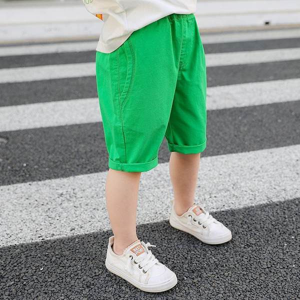 Детски  3/4 панталони за момчета с джобове