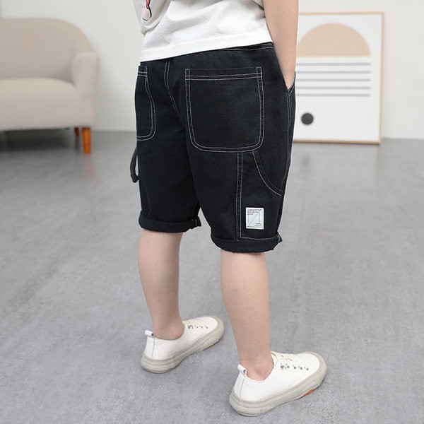 Детски къси панталони с джобове в няколко цвята