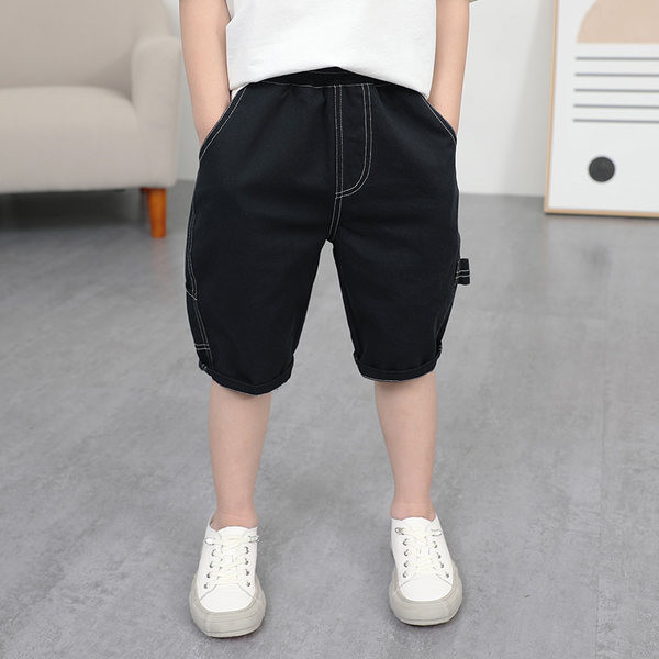 Детски къси панталони с джобове в няколко цвята