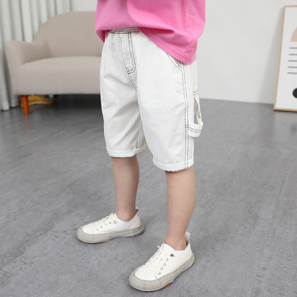 Детски къси панталони с джобове в няколко цвята