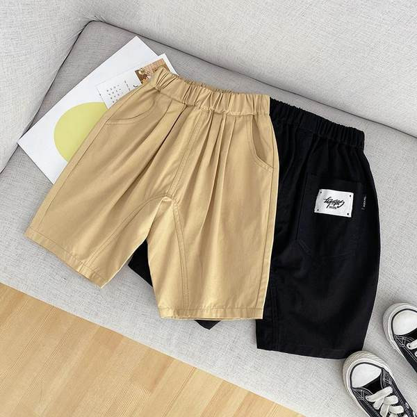 Детски 3/4 панталони с емблема на джобовете