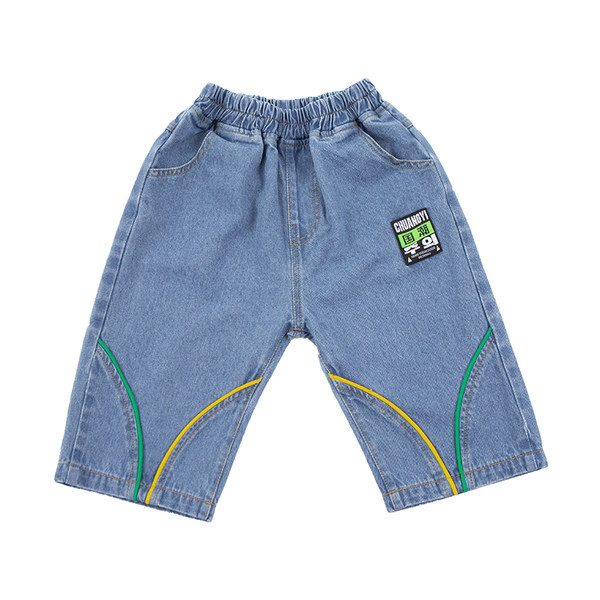 Детски дънкови панталони с емблема