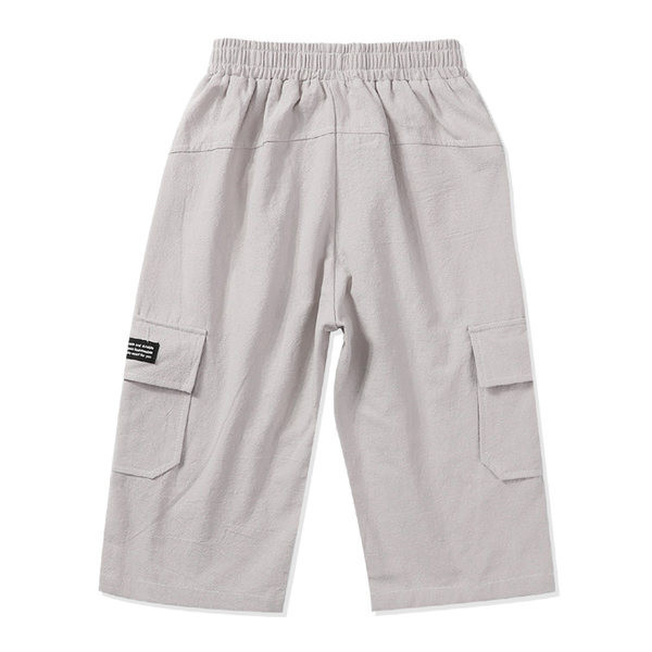 Ежедневен къс панталон за момчета със джобове 