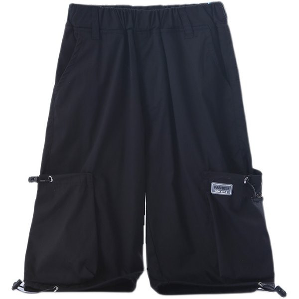 Детски летни панталони за момчета с джобове 