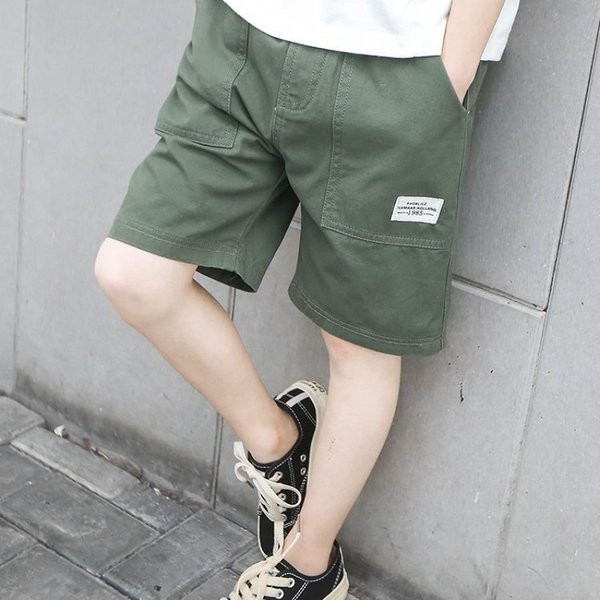 Ежедневни детски 3/4 панталони  с джобове 