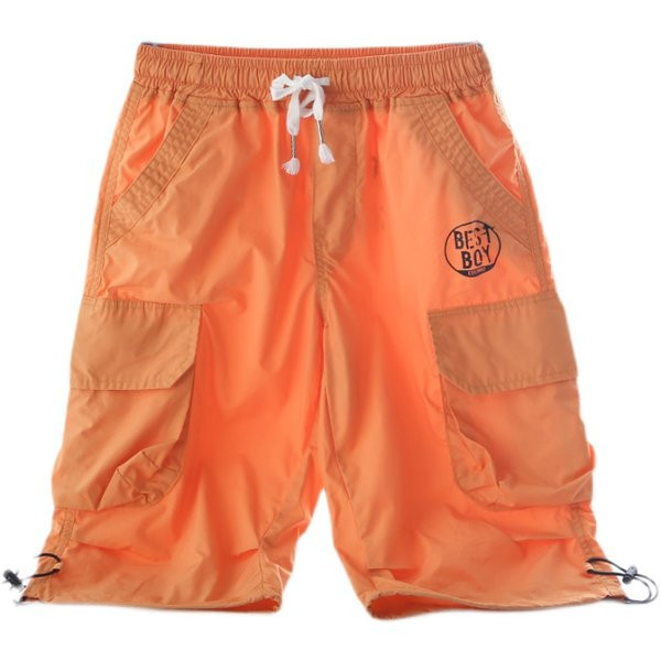 Детски панталони с джобове и връзки 