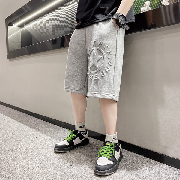 Детски ежедневен панталон с надпис-за момчета