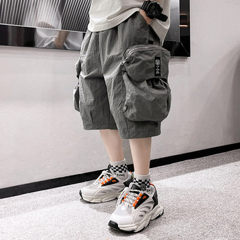 Детски панталони широк модел с джобове