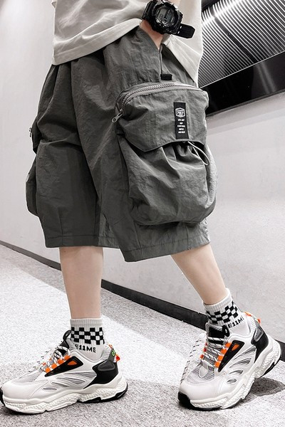 Детски панталони широк модел с джобове