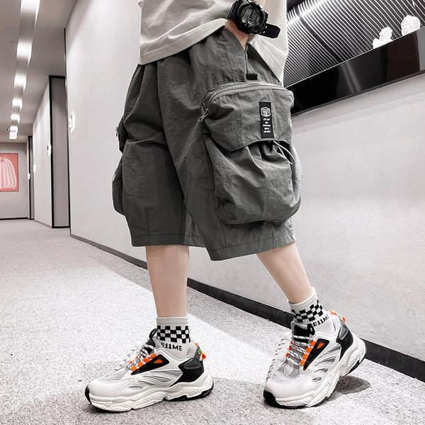 Детски панталони широк модел с джобове