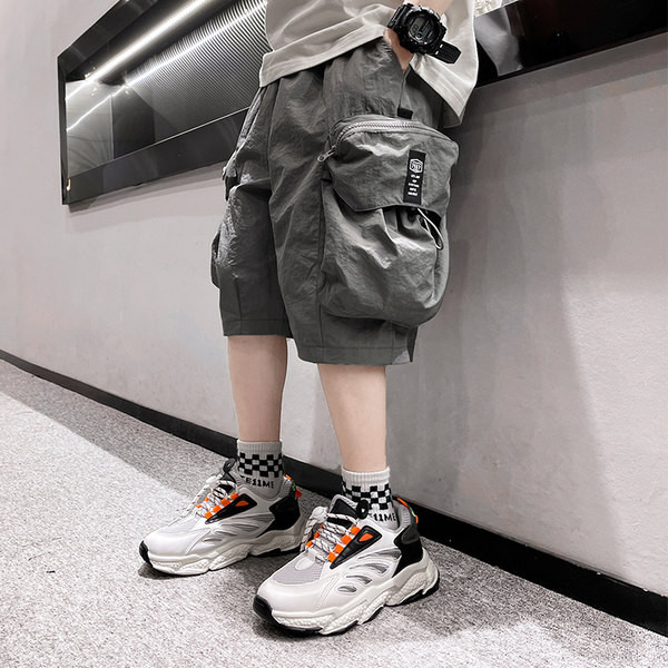 Детски панталони широк модел с джобове