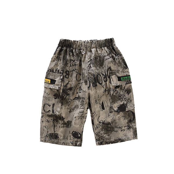 Mustrilise mustriga laste vabaaja püksid