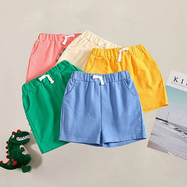 Нов модел къси детски панталони за момчета и момичета с 3D апликации