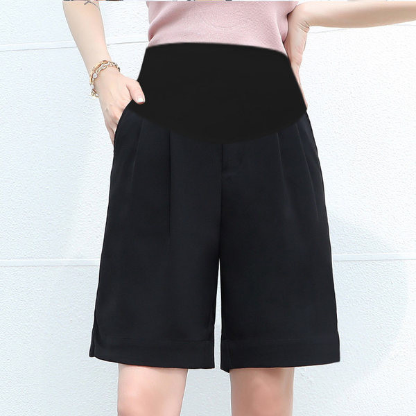 Naiste moodne lühikeste pükste lai mudel rasedatele