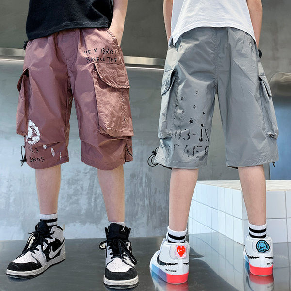 Taskute ja lipsudega laste vabaajapüksid poistele