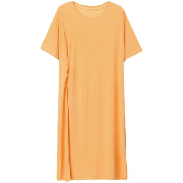 Alkalmi sima női ruha modell terhes nők számára