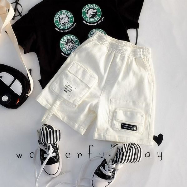 Широк модел детски панталони с джобове