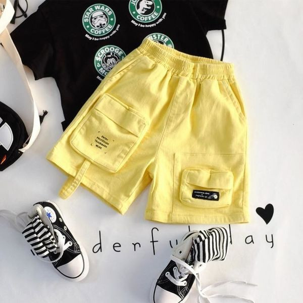 Широк модел детски панталони с джобове