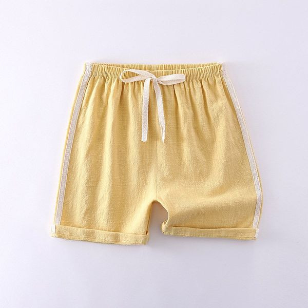 Ежедневни къси панталони за момчета в различни цветове с връзки и кант 