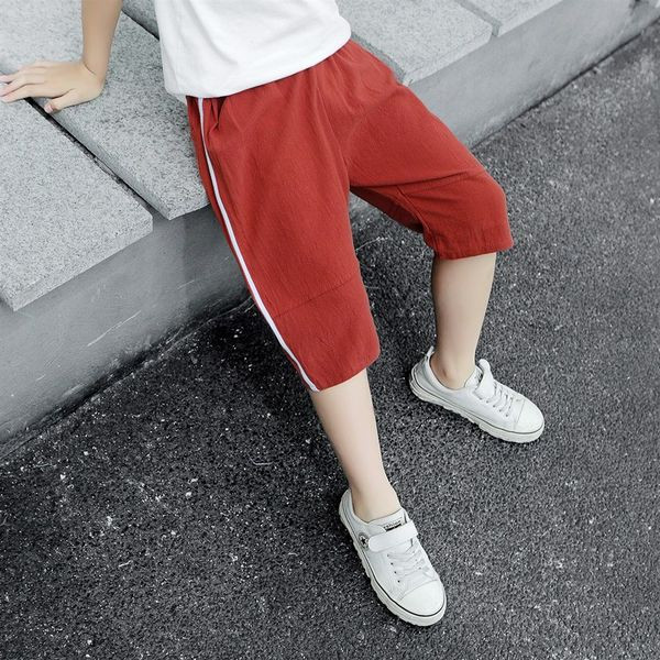 Uus mudel laste puuvillased püksid pikkusega alla põlve