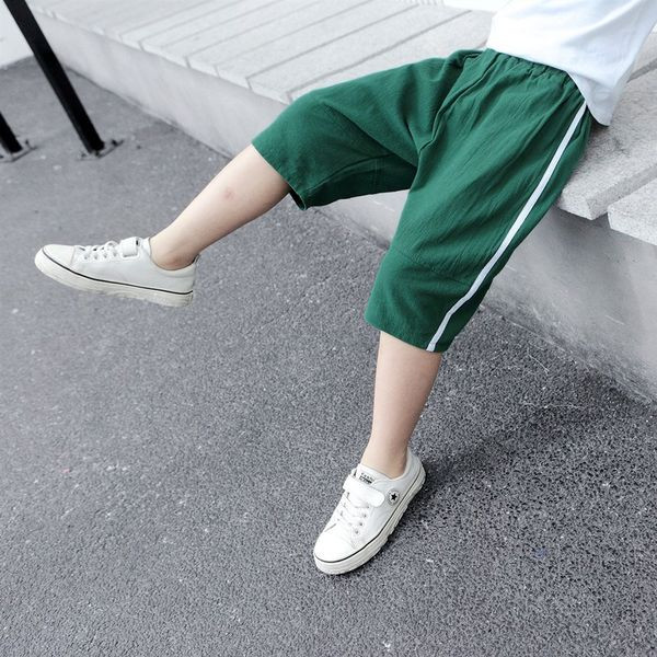 Uus mudel laste puuvillased püksid pikkusega alla põlve