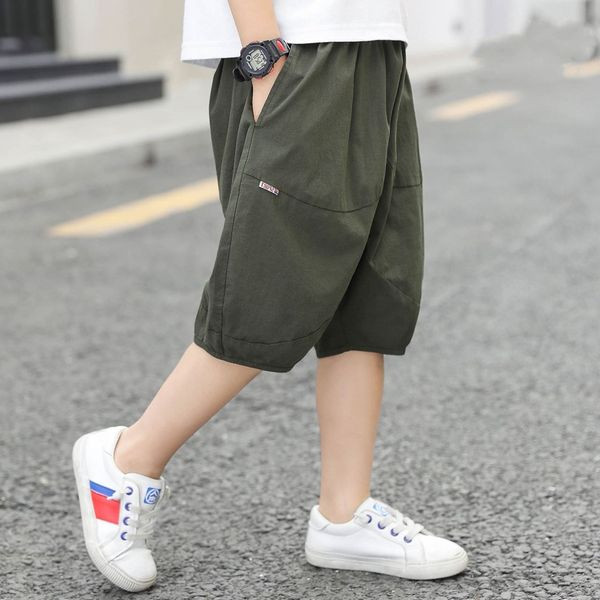 Широк модел летни панталони с 3/4 дължина