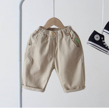 Тънки летни панталони с ластична талия и джобове