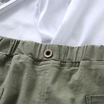 Нов модел къси детски панталони за момчета със странични джобове