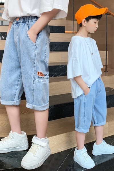 Taskute ja elastse vöökohaga vabaaja lasteteksad