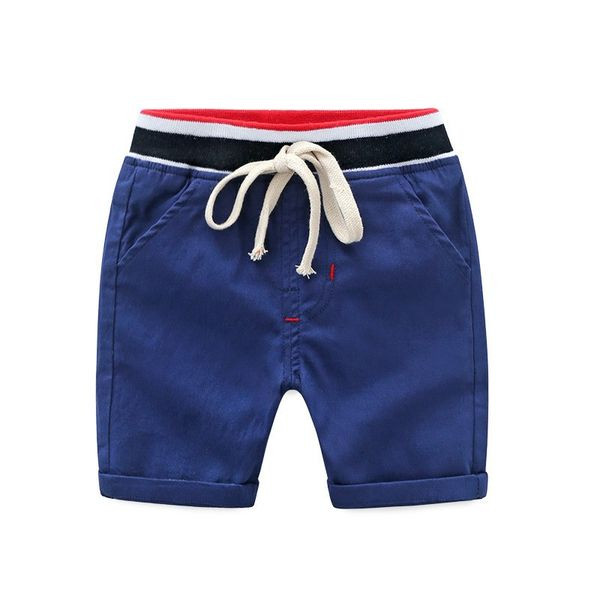 Gyerek rövidnadrág fiúknak zsebbel, derékkötővel