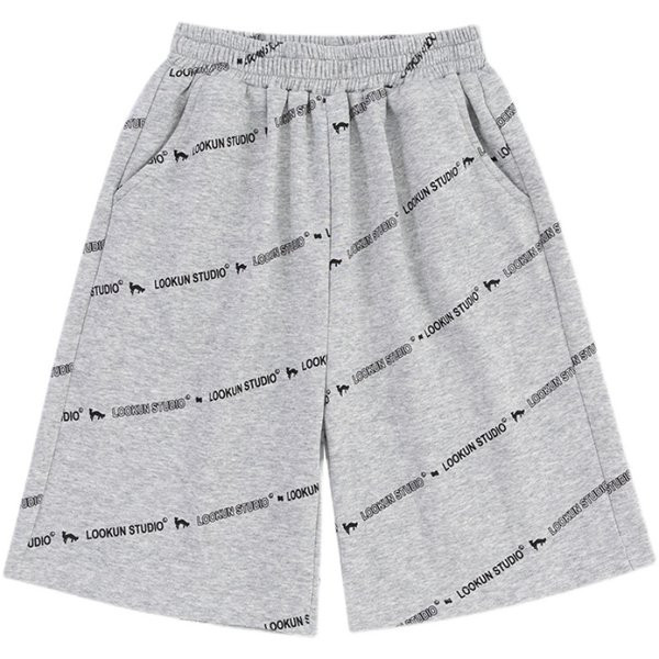 Laste vabaaja 3/4 püksid kirjadega