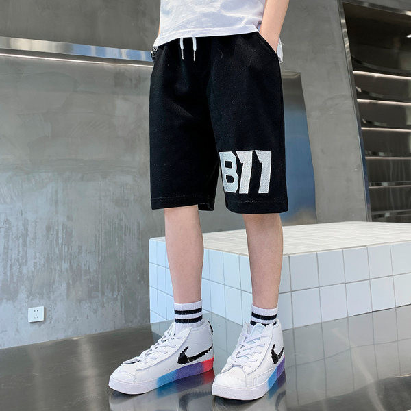 Спортни детски панталони с връзки и джобове