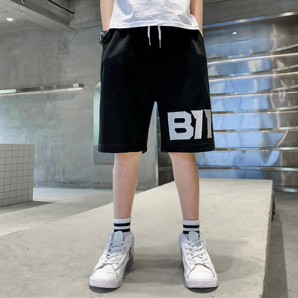 Спортни детски панталони с връзки и джобове